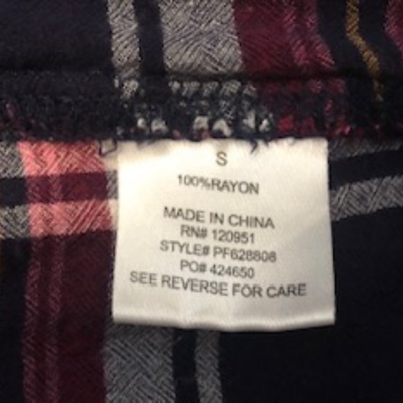 Pink Rose Flannel Top - Picture 7 of 7